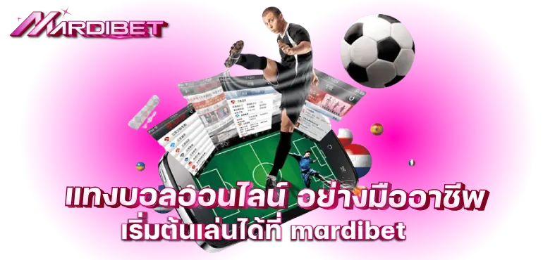 แทงบอลออนไลน์ อย่างมืออาชีพ เริ่มต้นเล่นได้ที่ mardibet